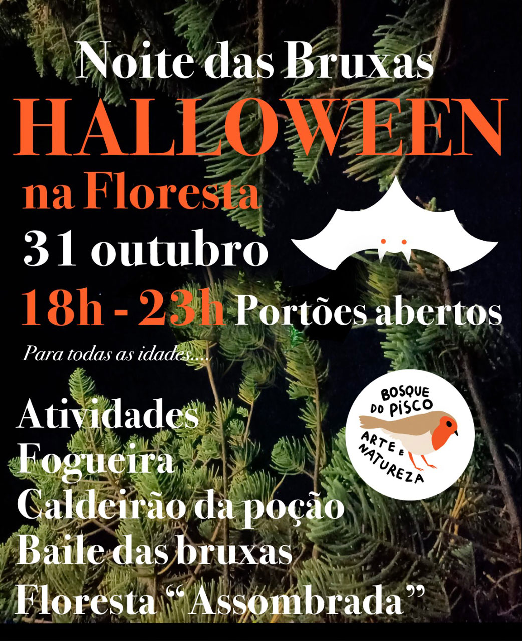 halloween na fleresta